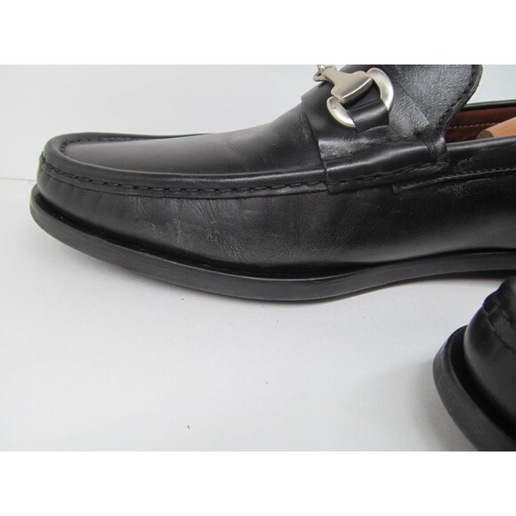 Allen Edmonds Mismatched Arezzo Mens Black Leather Horsebit Loafers Sizes READ - Picture 10 of 16